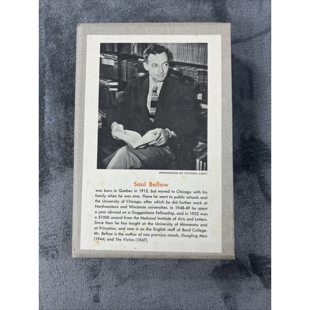 The Adventures of‎ Augie March Book Saul Bellow First Edition Library Insert